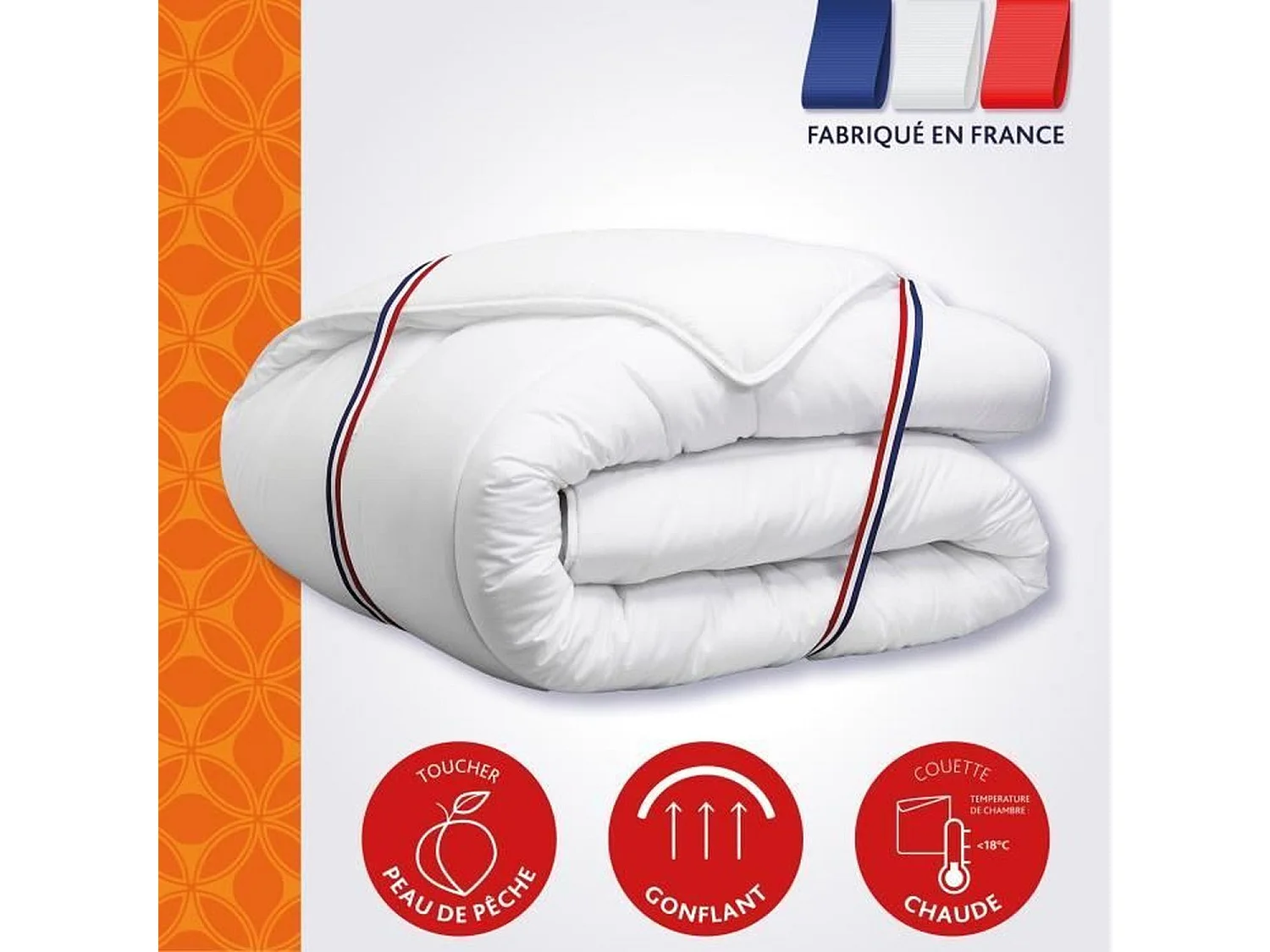 DODO Couette chaude Patagonie blanc - 200x200 cm