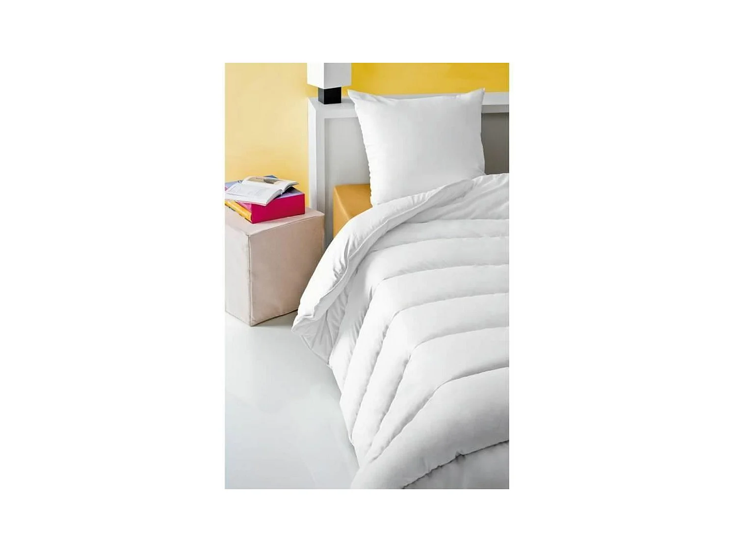 Kołdra przeciwalergiczna Ciepła 220x240 cm - Biały - Abeil