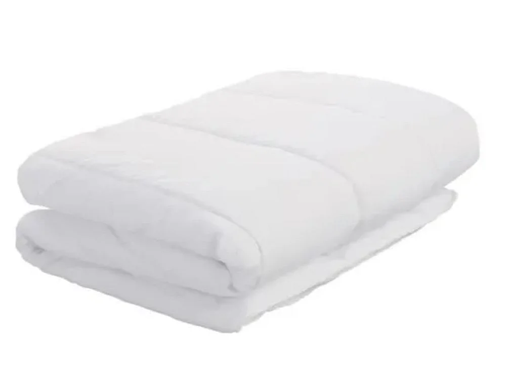 Couette légère en microfibre 240x260 cm Blanc