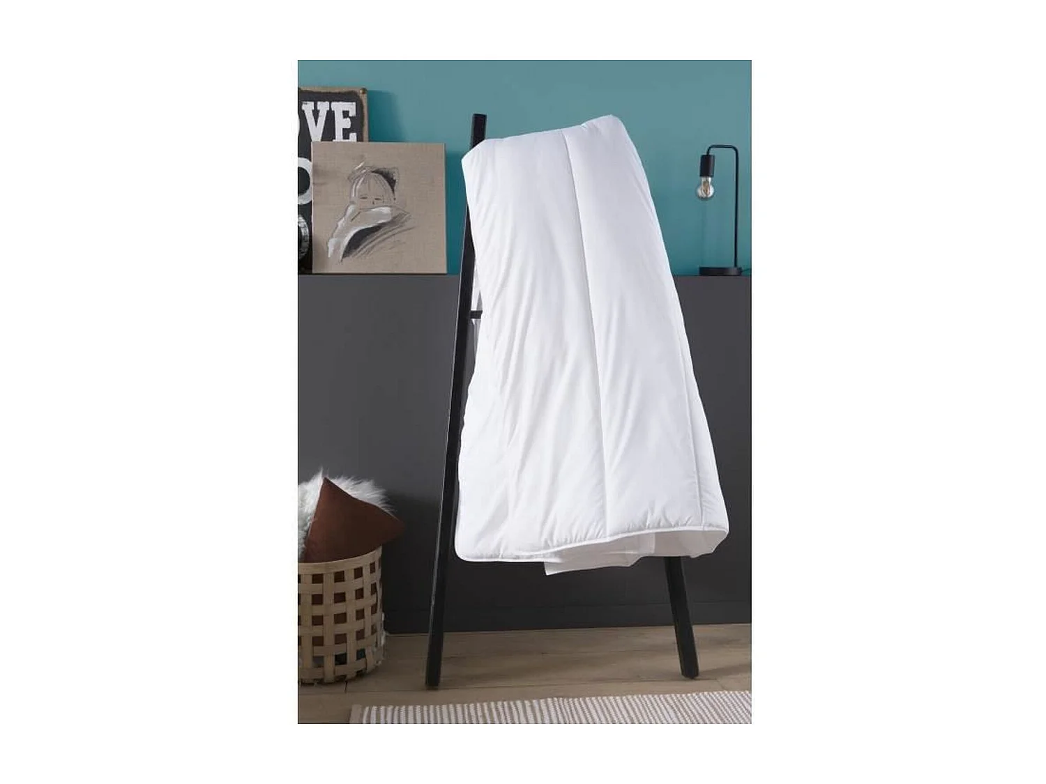 DODO Couette legere Country - 220 x 240 cm - Blanc