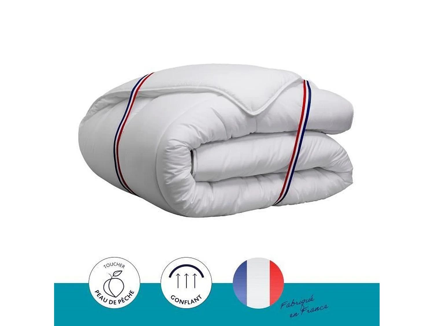 DODO Couette legere Country - 220 x 240 cm - Blanc