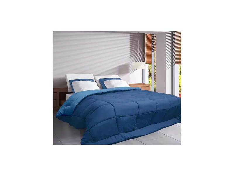 Piumone caldo in Microfibra 400 gr/m2 CALGARY Gitane + Azur 220x240cm