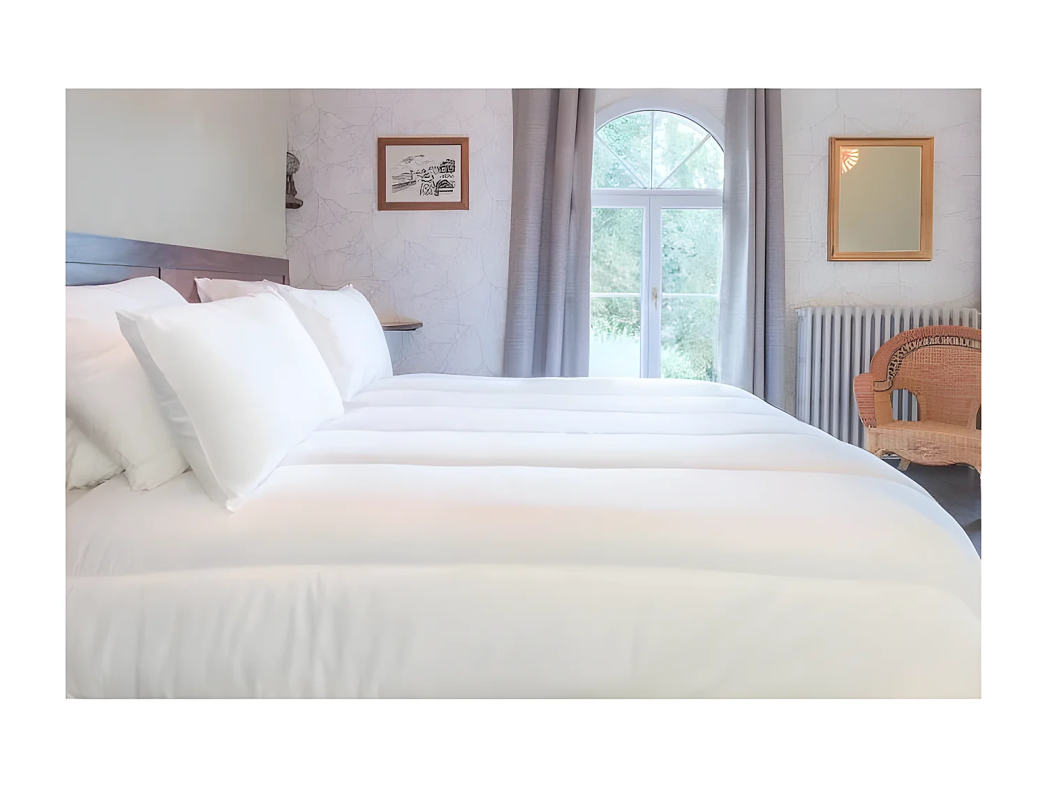 BLANREVE Couette chaude Percale - Anti-acariens - 350g/m2 - 140x200cm