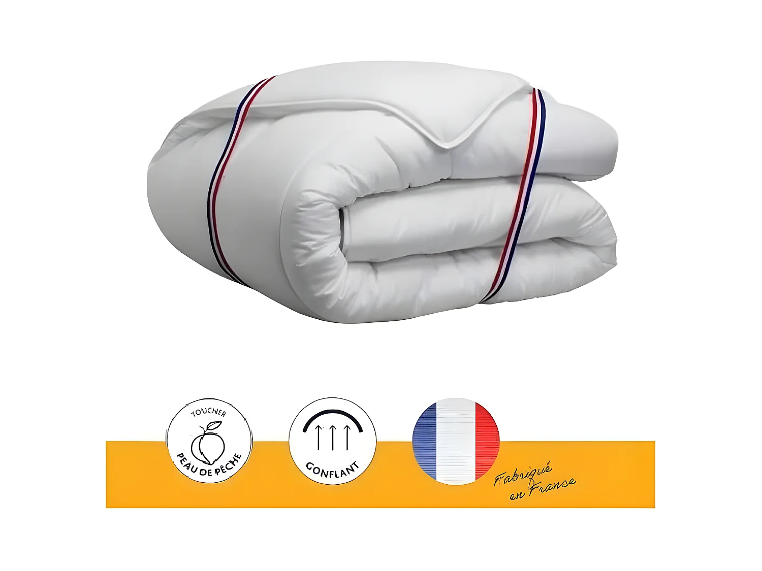 Warme Bettdecke Vancouver Ultra - 220 x 240 cm - 300g/m² - Weiß