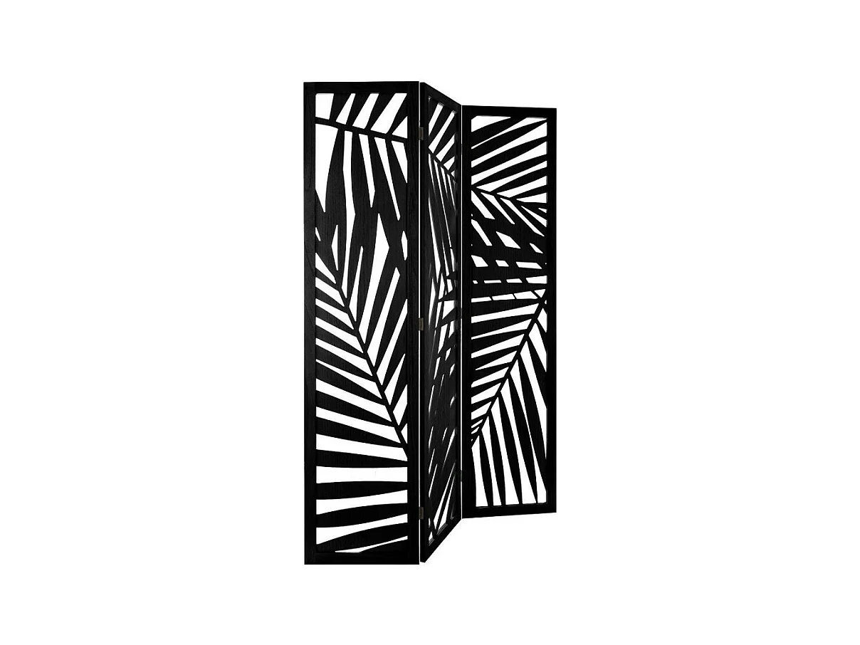 Paravent Design "Contemporain" 120x170cm Noir