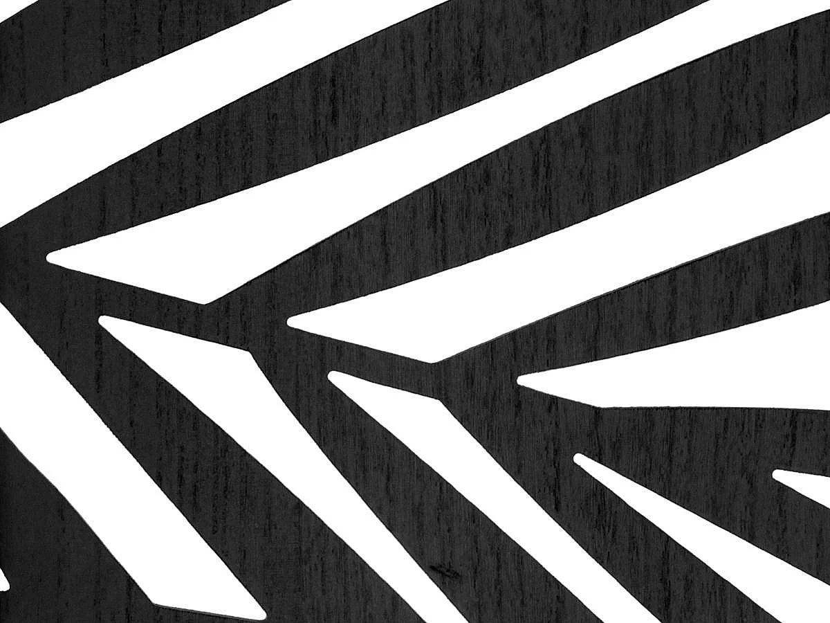 Paravent Design "Contemporain" 120x170cm Noir