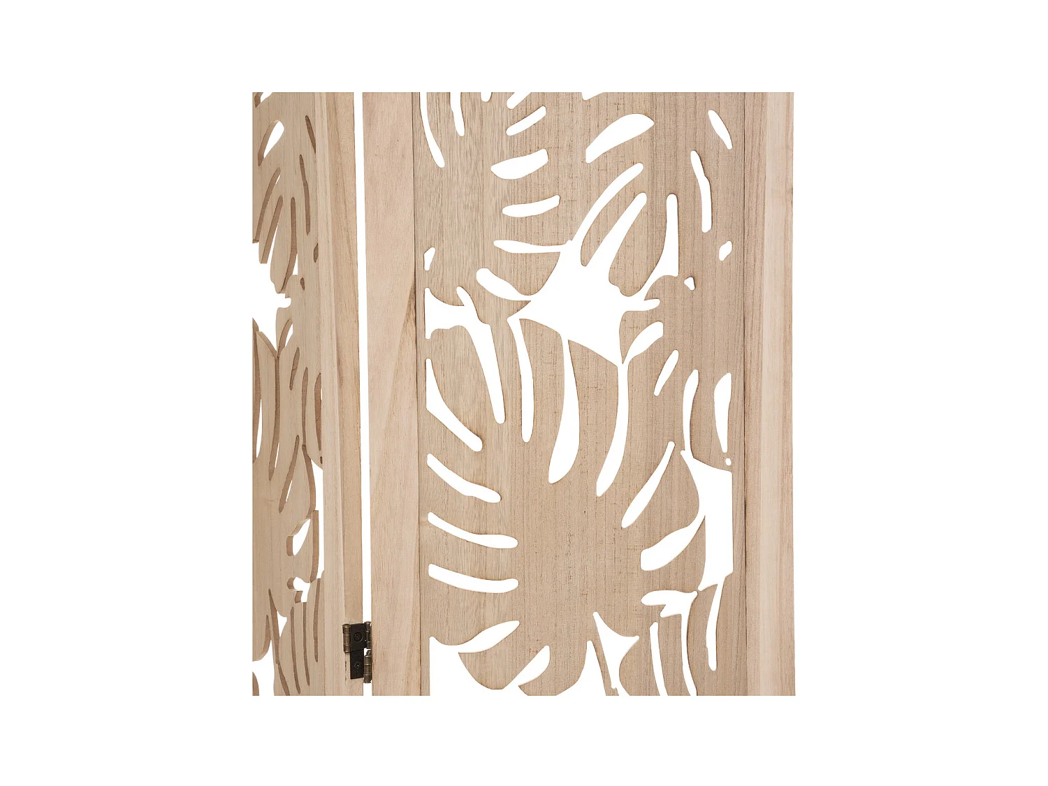 Paravent Palmier en Bois clair H 165 cm