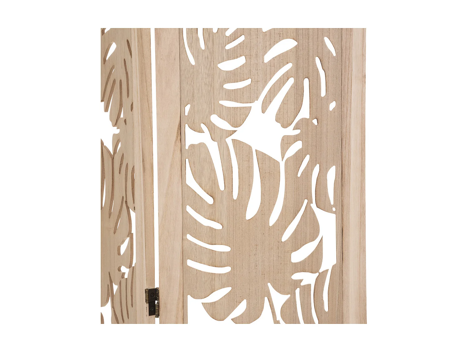 Paravent Palmier en Bois clair H 165 cm