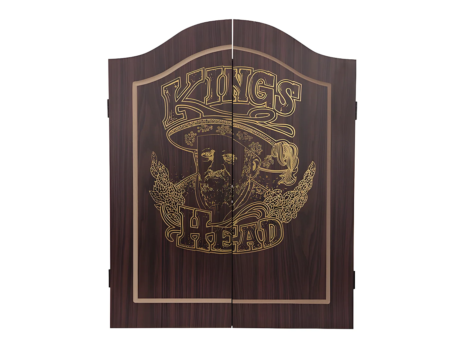 Jeu de fléchettes professionnel D45cm King's Head - Naturel