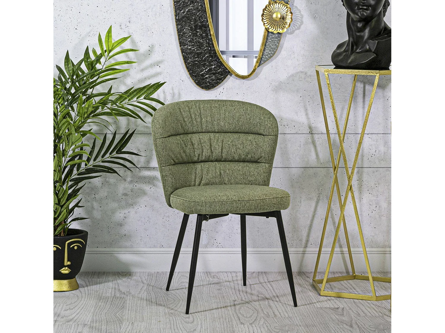 Chaise Leo, 2 Chaises, Noir