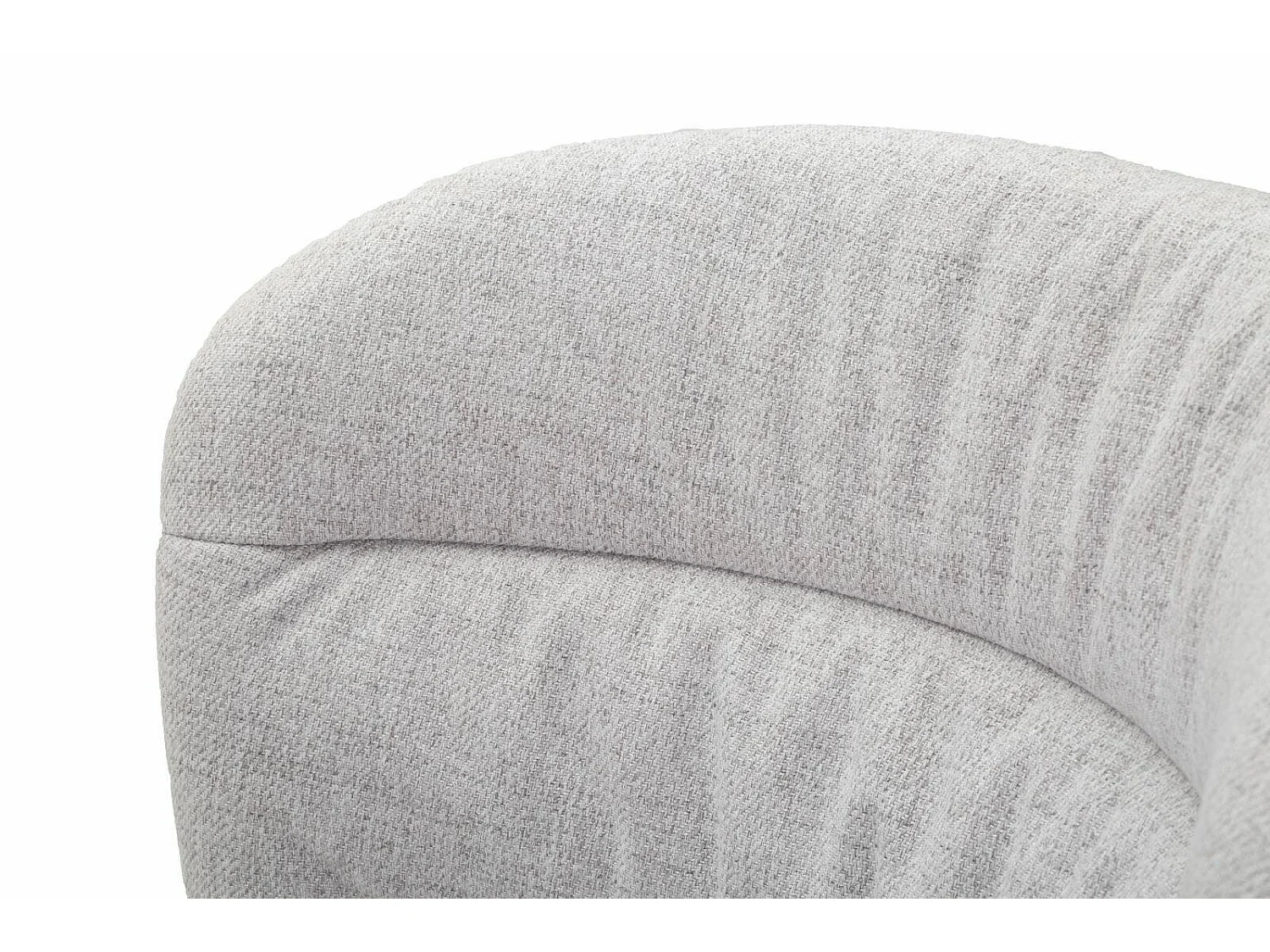 Set van 2 Leo stoelen, Binnenzitting, Gestoffeerde stoel, Multifunctionele fauteuil, 58x61 h85 cm, Zwart en Grijs