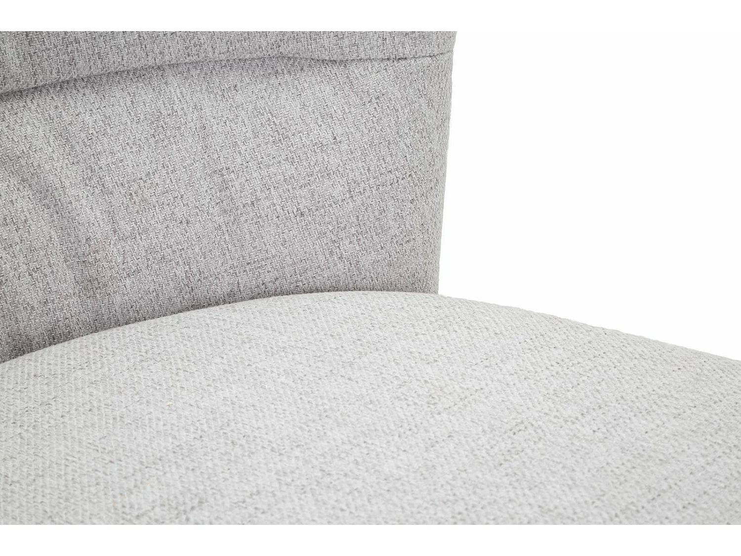 Set van 2 Leo stoelen, Binnenzitting, Gestoffeerde stoel, Multifunctionele fauteuil, 58x61 h85 cm, Zwart en Grijs