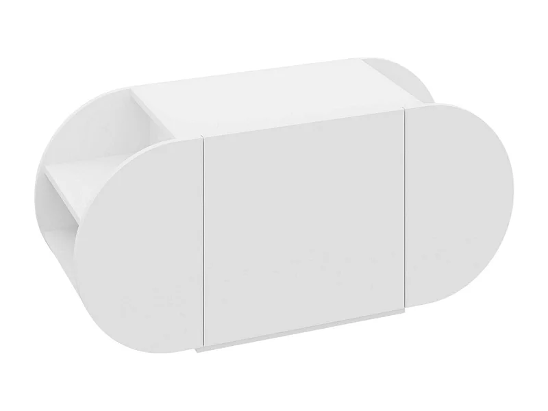 Meuble à Chaussures Sequoia, 2 Étages, 40.4x110x50h cm Blanc