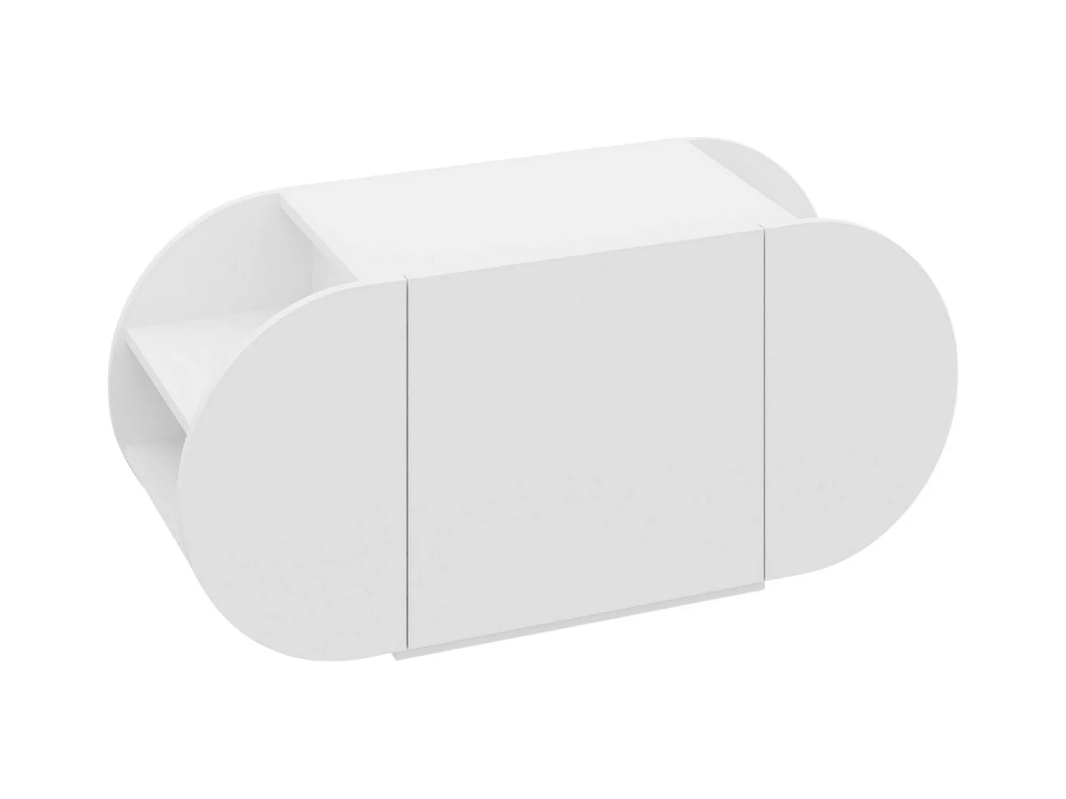 Meuble à Chaussures Sequoia, 2 Étages, 40.4x110x50h cm Blanc