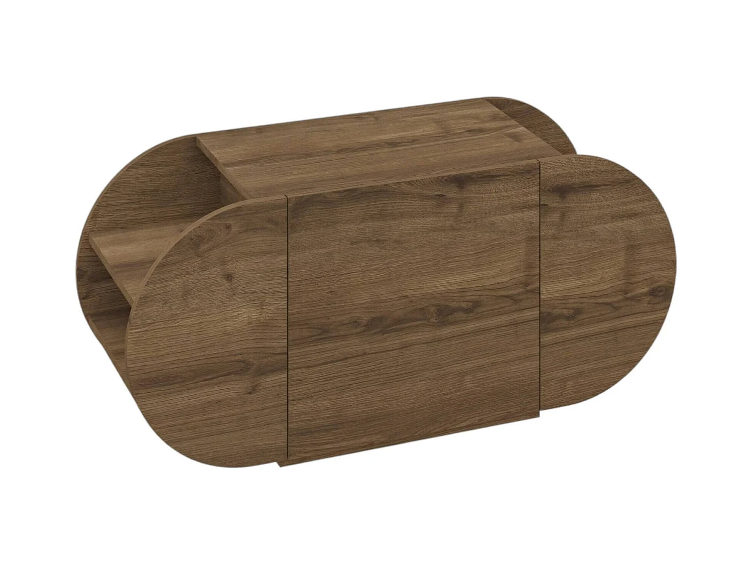 Meuble à chaussures Séquoia, 2 niveaux, 40,4x110x50h cm Chêne Marron, rangement chaussures