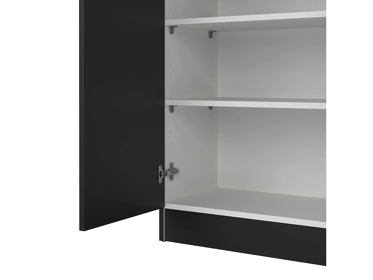 Étagère à chaussures Erinni, 5 niveaux, 34,6x69,2x170,4h cm Noir, meuble à chaussures