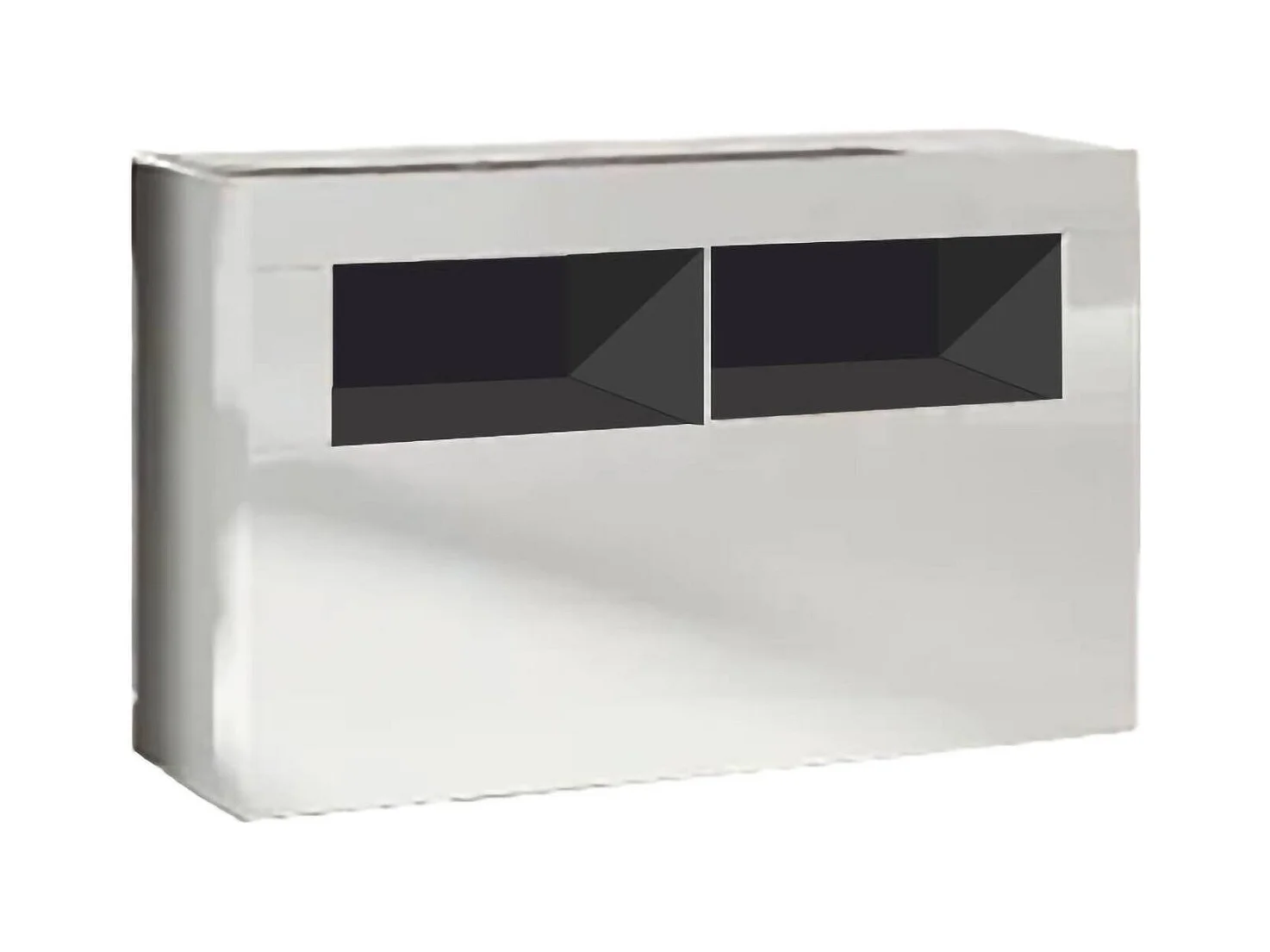 Étagère à Chaussures Bernardin, Made in Italy, 35x91x57h cm Blanc Brillant, Meuble Porte-Chaussures