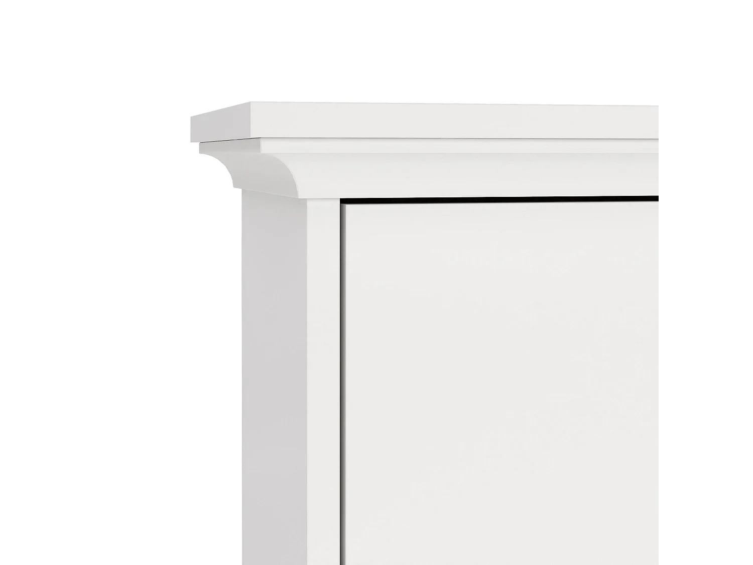 Meuble à chaussures Gaudenzia, 18 paires, 27,45x77,8x127,8h cm blanc, rangement chaussures