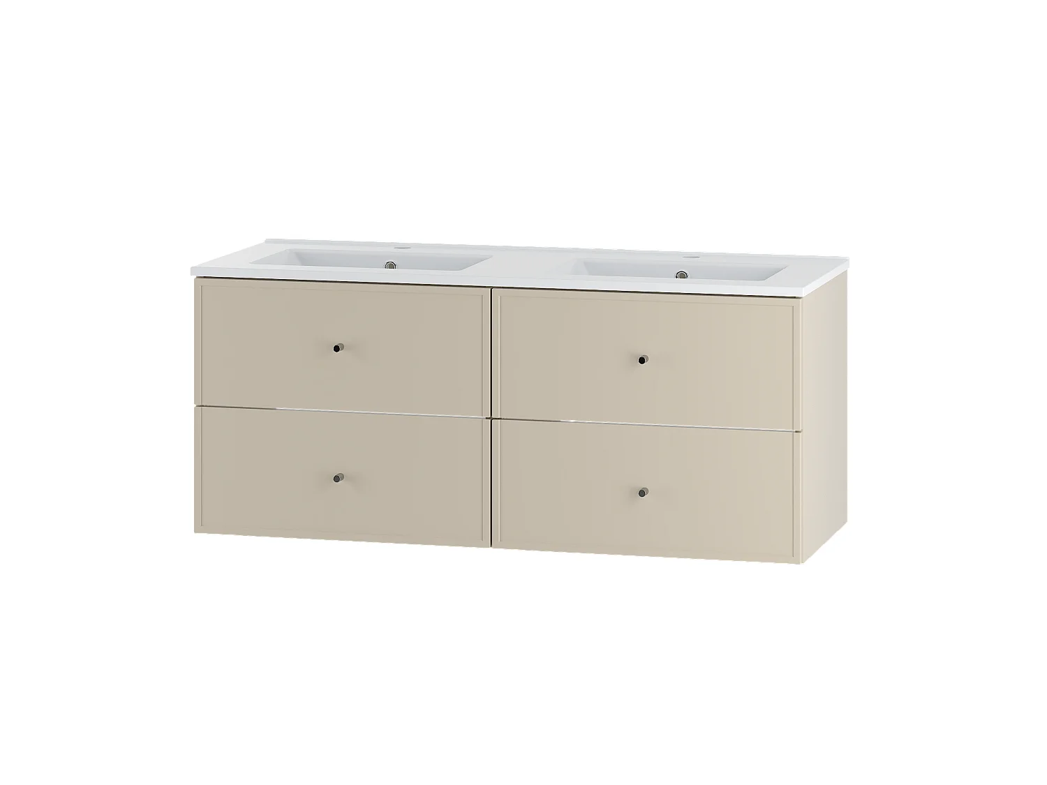 Ensemble de salle de bain en cachemire 120 cm Meuble avec lavabo Marco