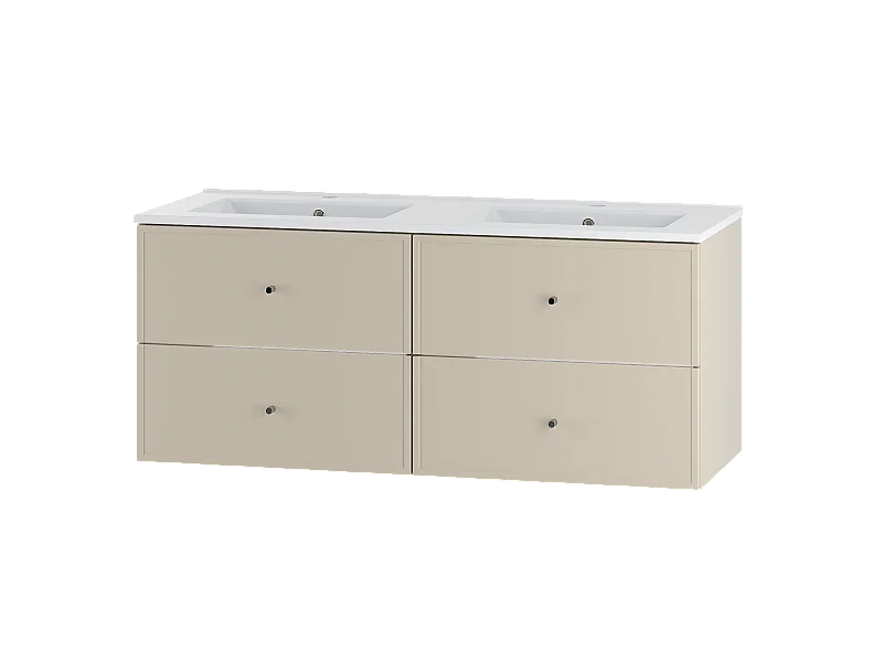 Kaschmir-Badezimmerset 120 cm Schrank mit Waschbecken Marco