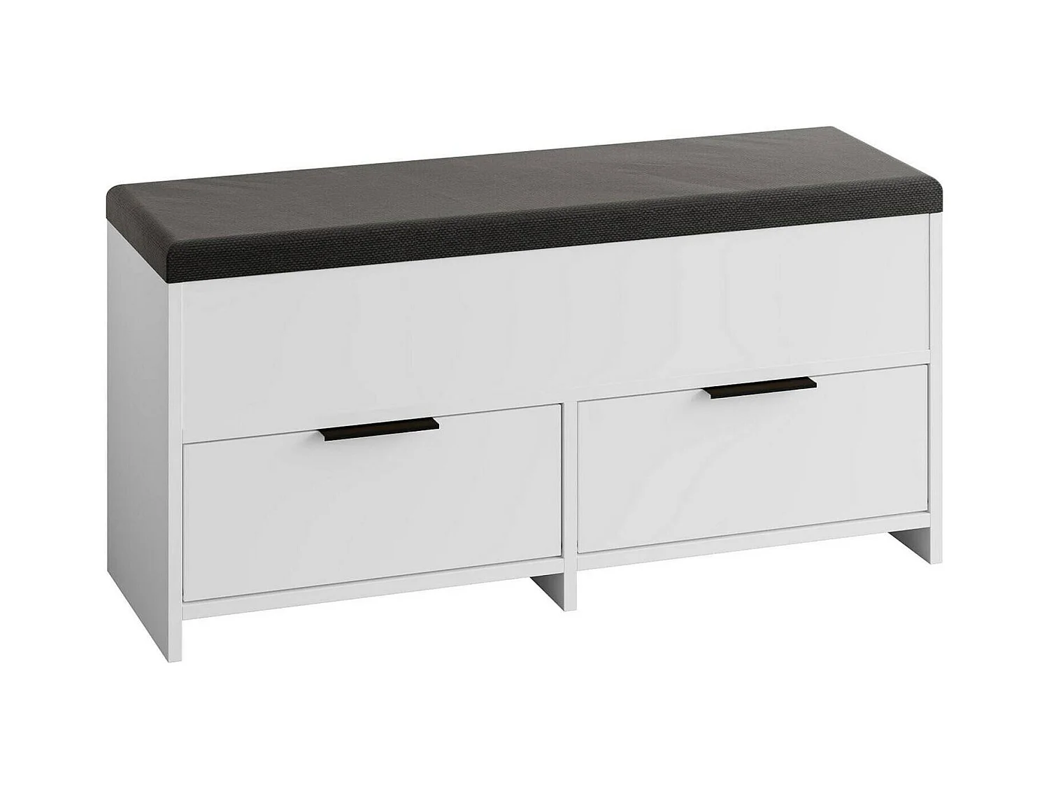 Meuble à chaussures Tapah, 8 paires, 34x106x50h cm Blanc, armoire à chaussures