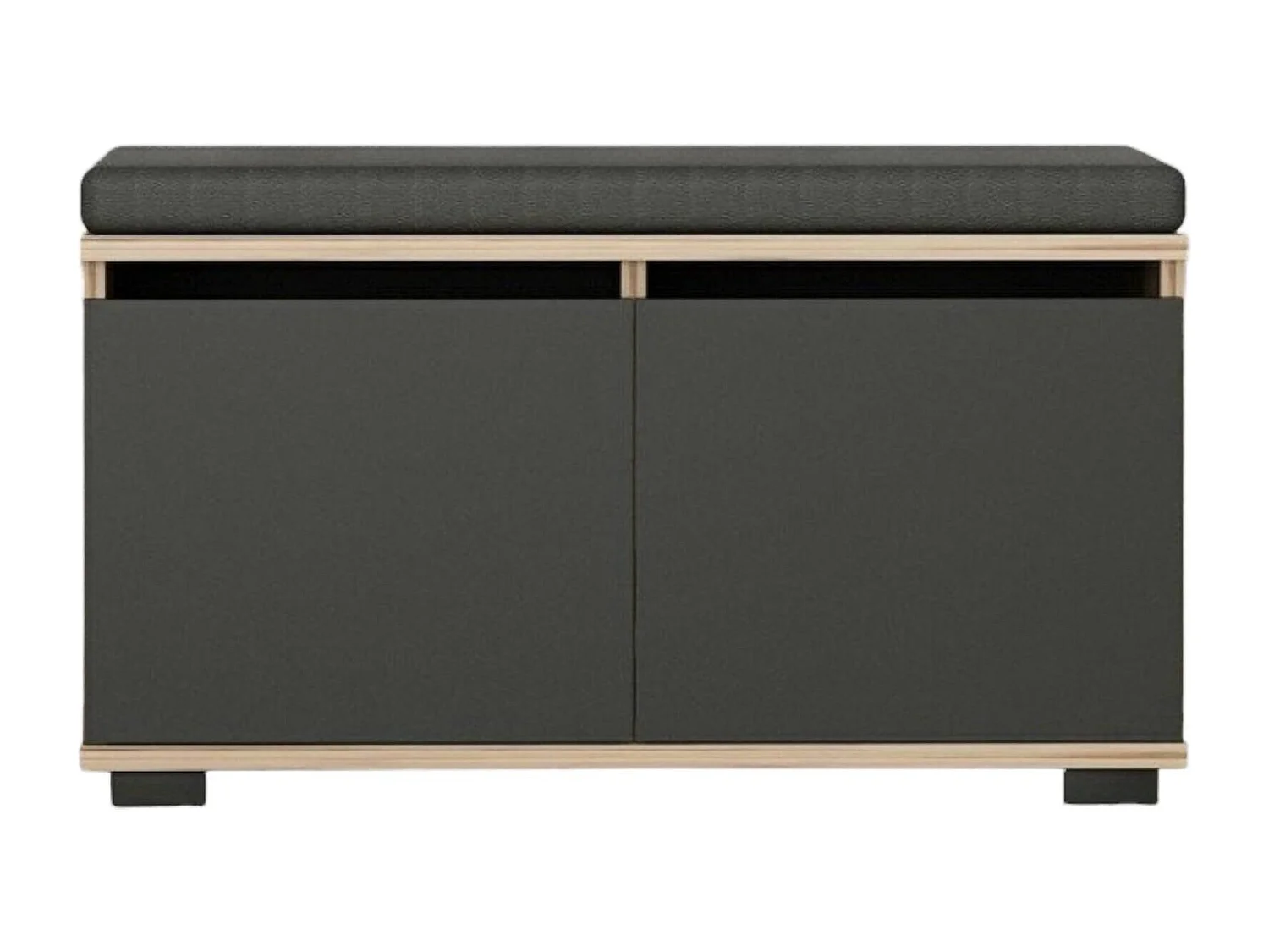 Scarpiera Delphin, un Ripiano, 35x80x42h cm Marrone Noce, Mobile Portascarpe