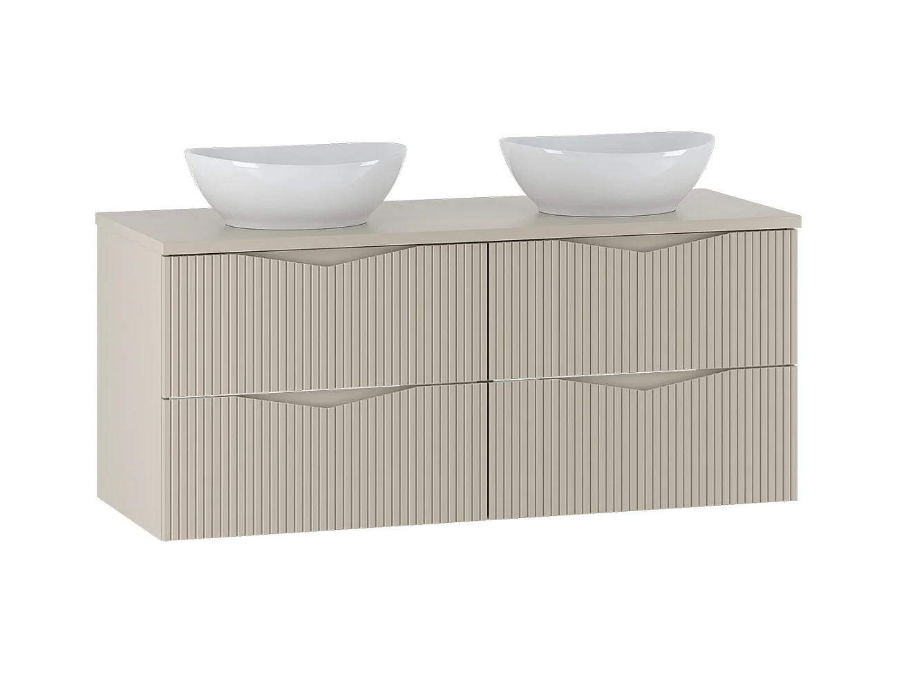 Meuble double vasque 120cm Tao Cachemire