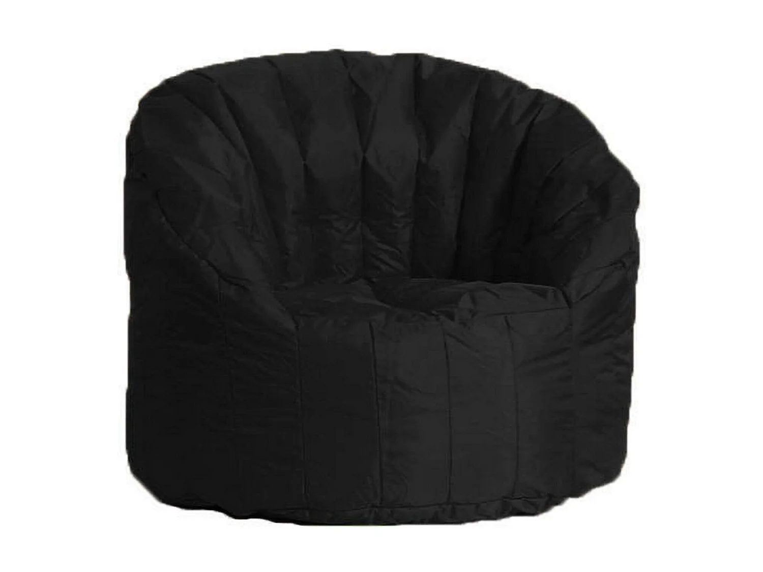 Fauteuil Allos, Supporte jusqu'à 90 kg Made in Italy, Noir