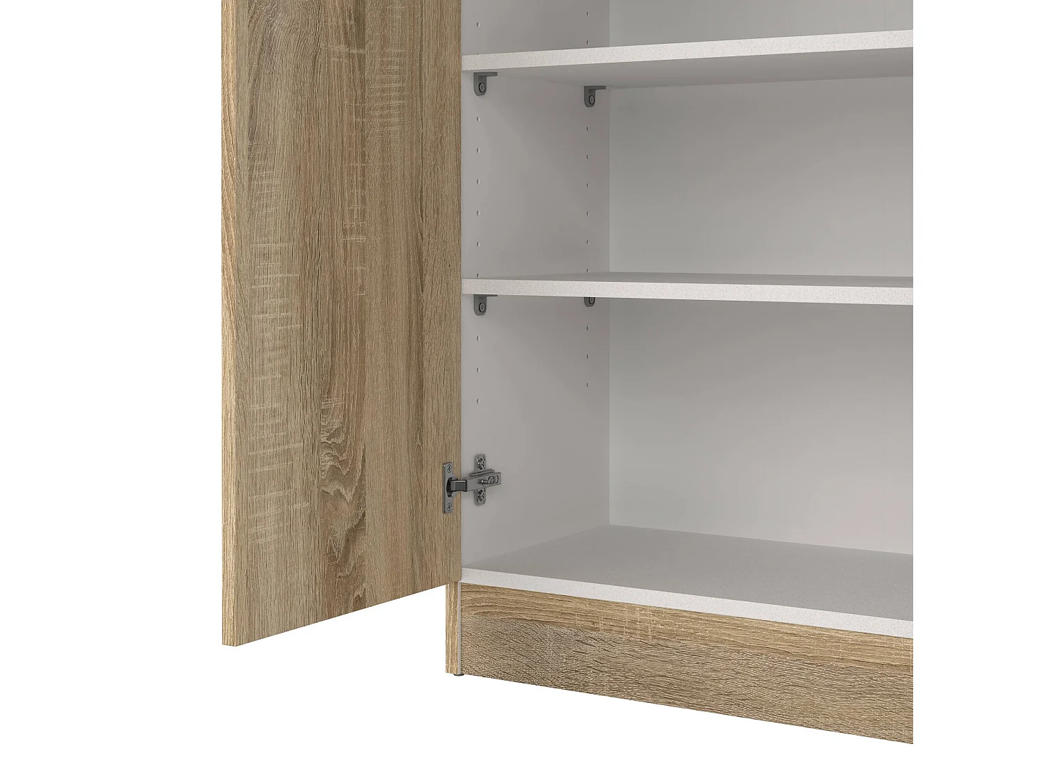 Meuble à chaussures Erinni, 5 étagères, 35x69x170h cm Chêne marron, Armoire à chaussures