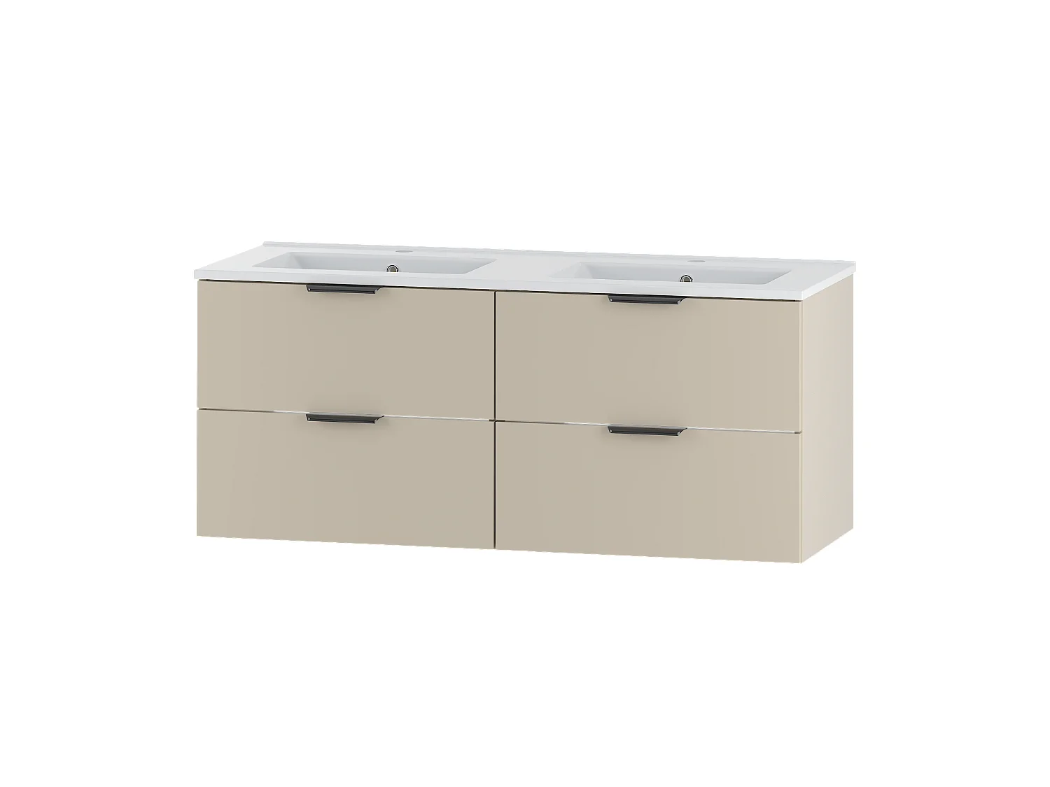 Kasjmier badkamerset 120 cm Kast met wastafel Pile