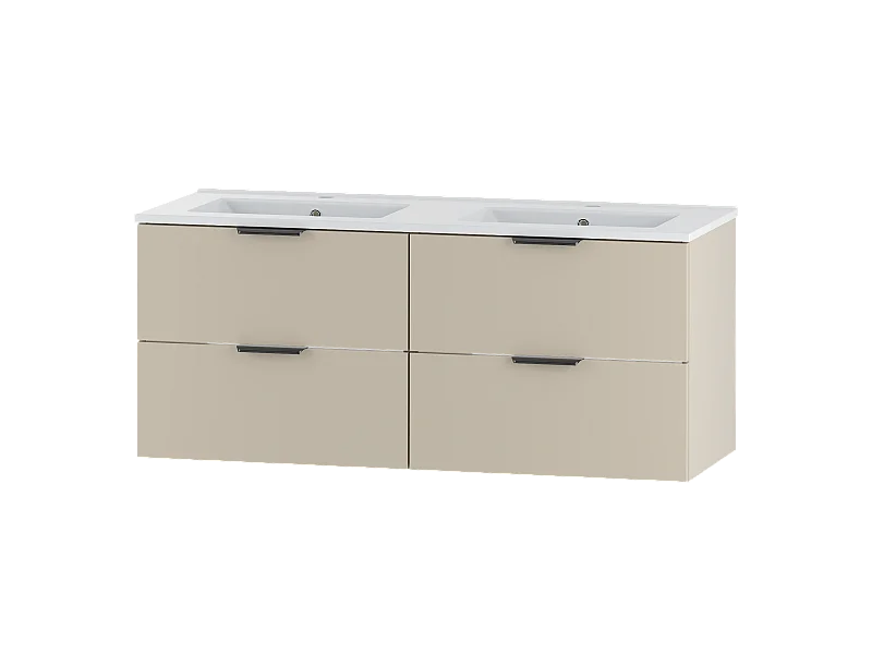 Kaschmir-Badezimmerset 120 cm Schrank mit Waschbecken Pile