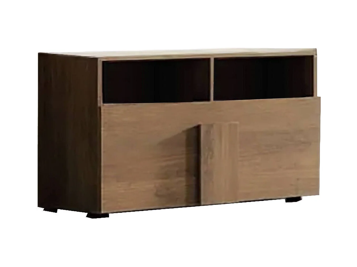 Meuble à Chaussures Indang, Étagère Made in Italy, 35x91x57h cm, Chêne Marron