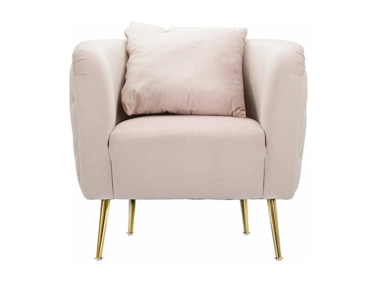 Fauteuil Prampolini, Accoudoirs, Rose