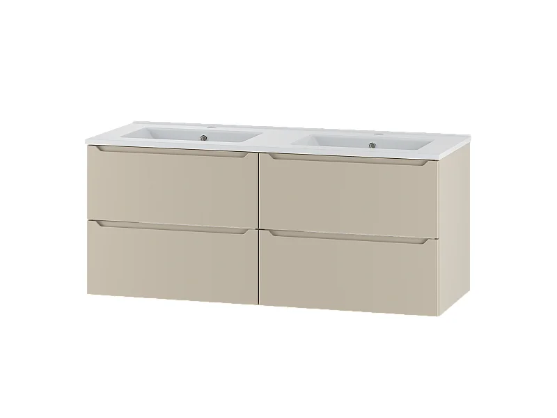 Kaschmir-Badezimmerset 120 cm Schrank mit Waschbecken Etna