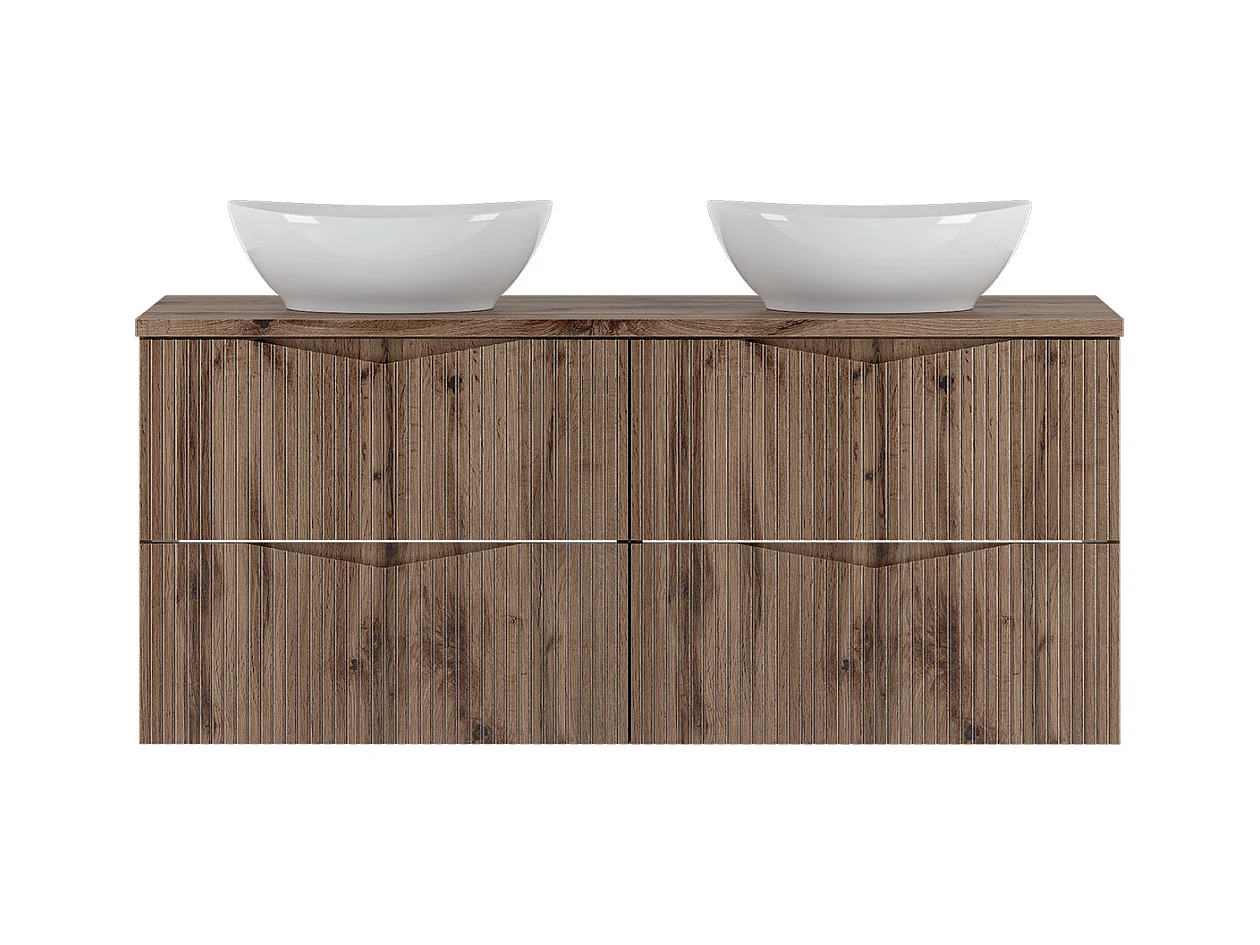 Meuble double vasque 120cm Tao Bois