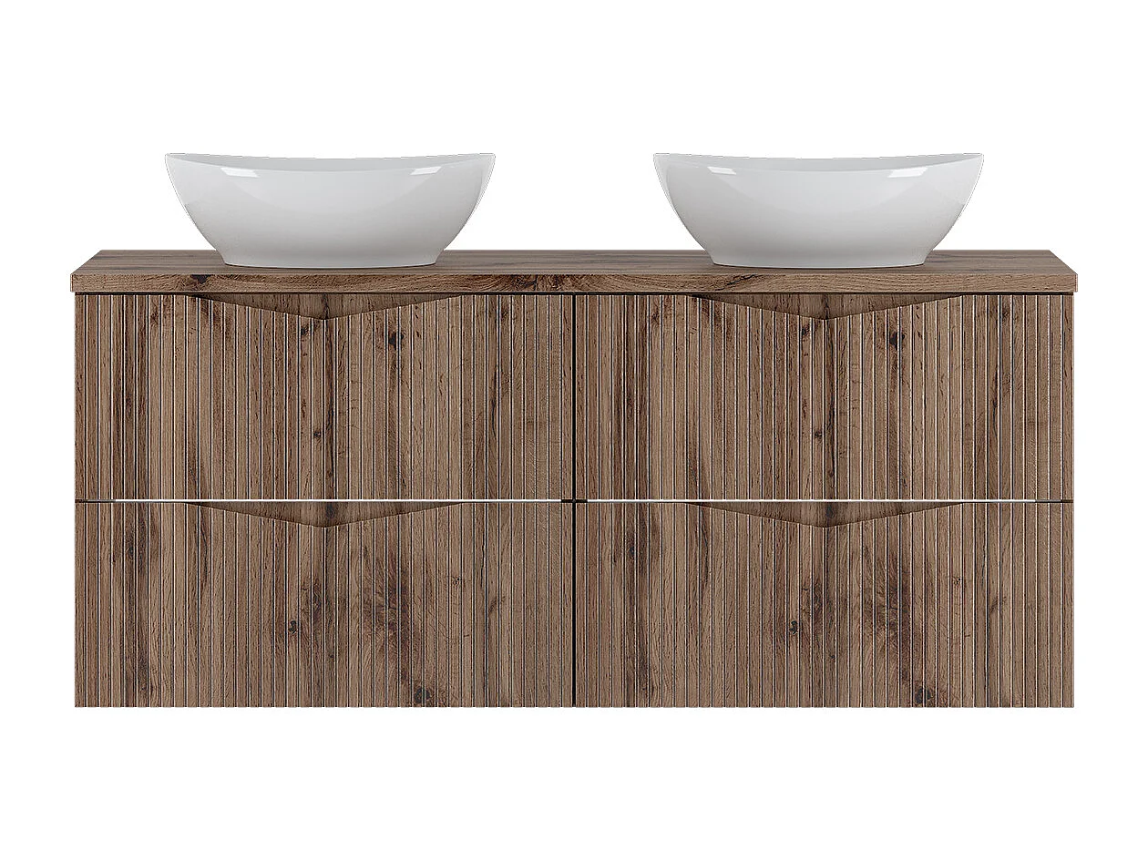 Meuble double vasque 120cm Tao Bois