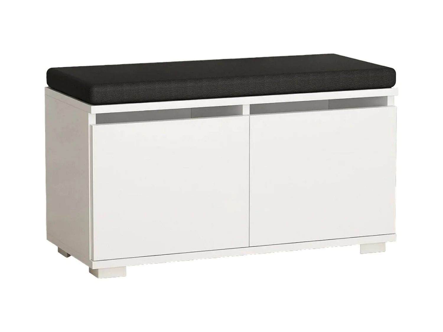 Meuble à chaussures Delphin, une étagère, 35x80x42h cm Blanc, Rangement chaussures