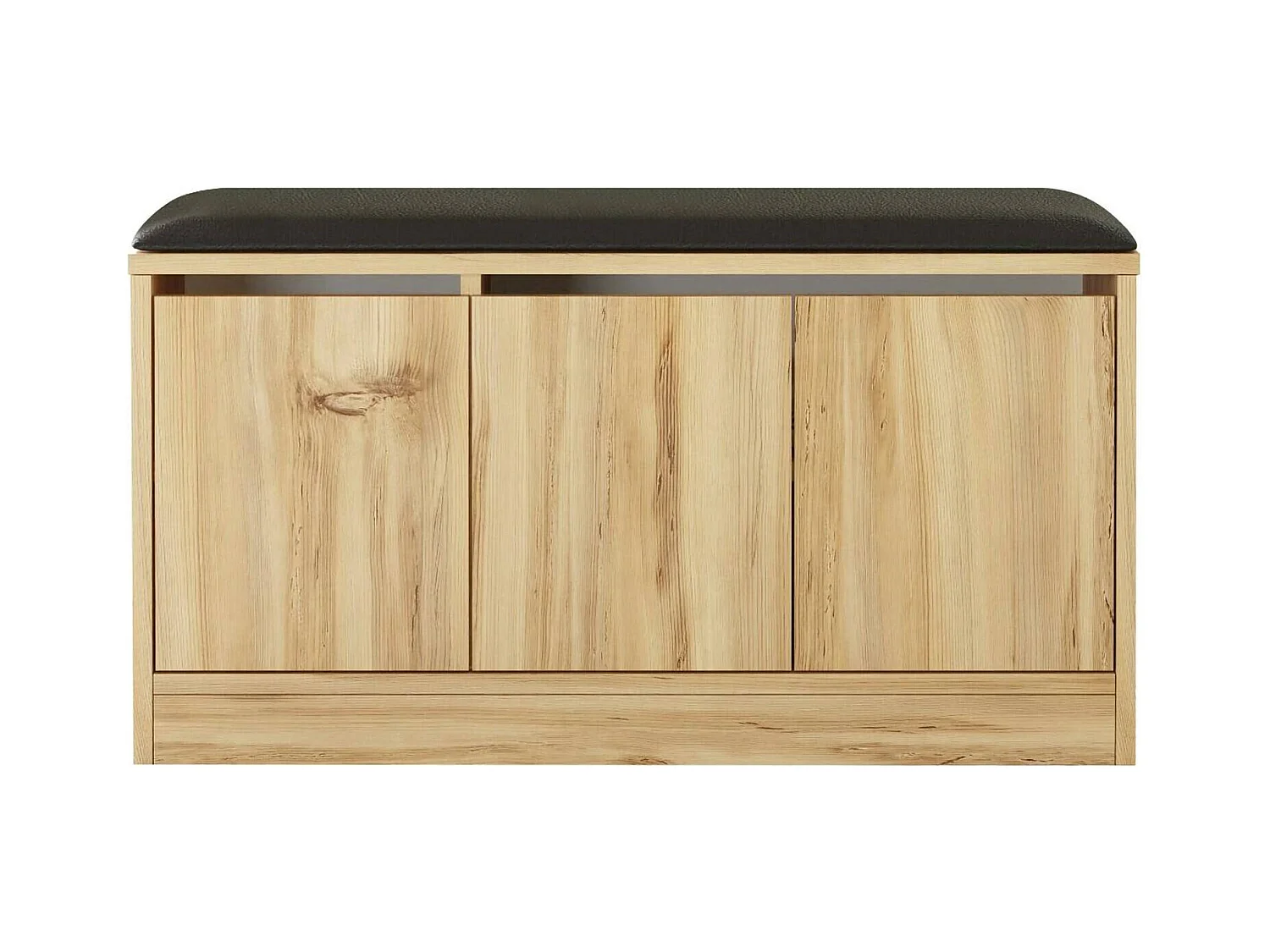 Armoire à Chaussures Arganetta, un Étagère, 35.5x89.6x45.8h cm Chêne Brun, Meuble à Chaussures