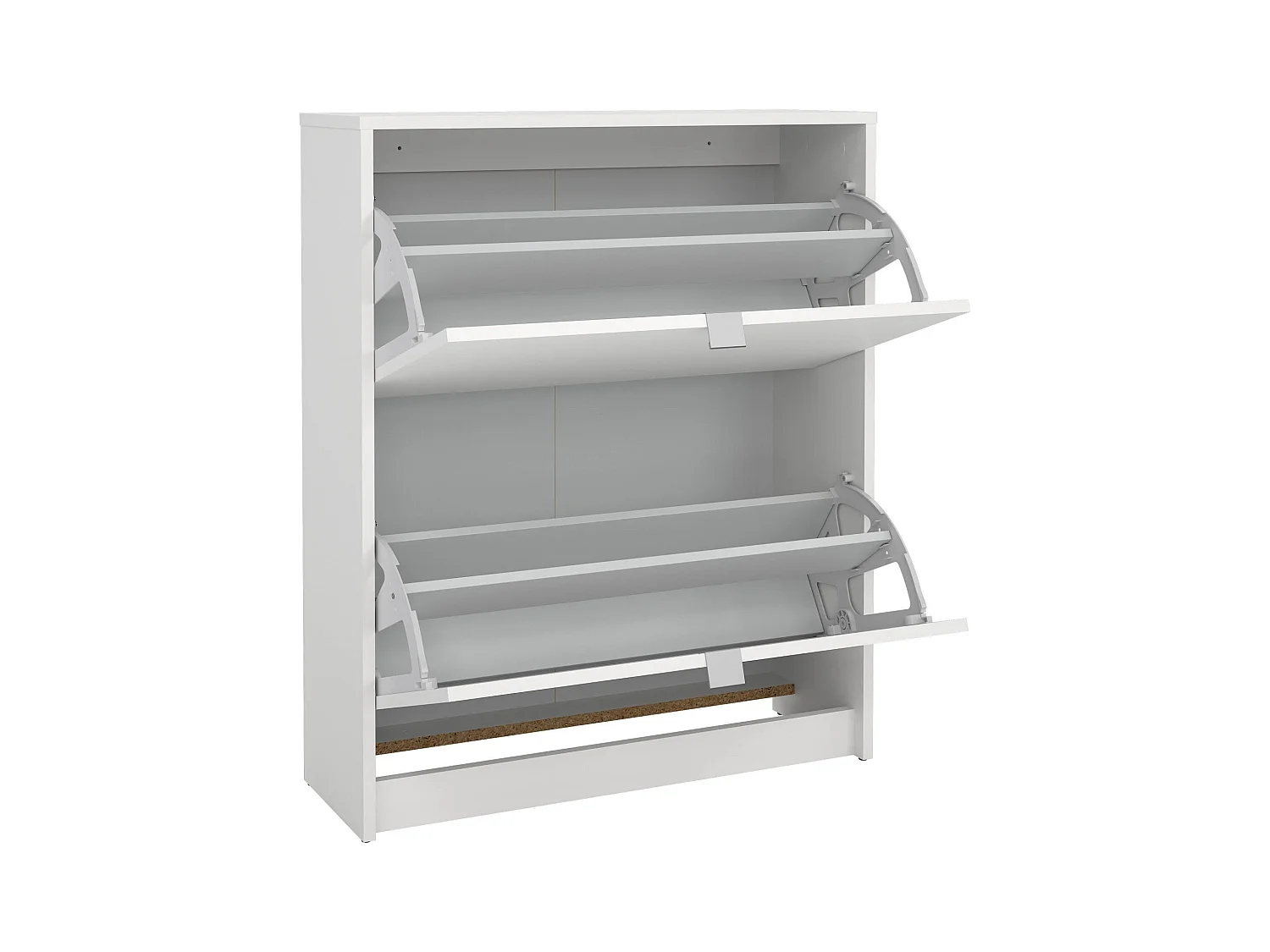 Meuble à chaussures Larry, 12 paires, 24,05x70,3x85,2h cm Blanc, Rangement