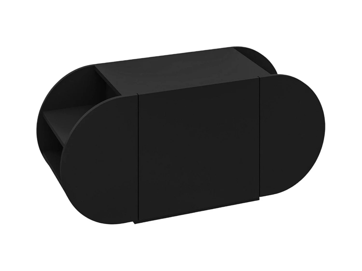 Étagère à chaussures Sequoia, 2 niveaux, 40.5x110x50h cm Noir, Meuble pour chaussures