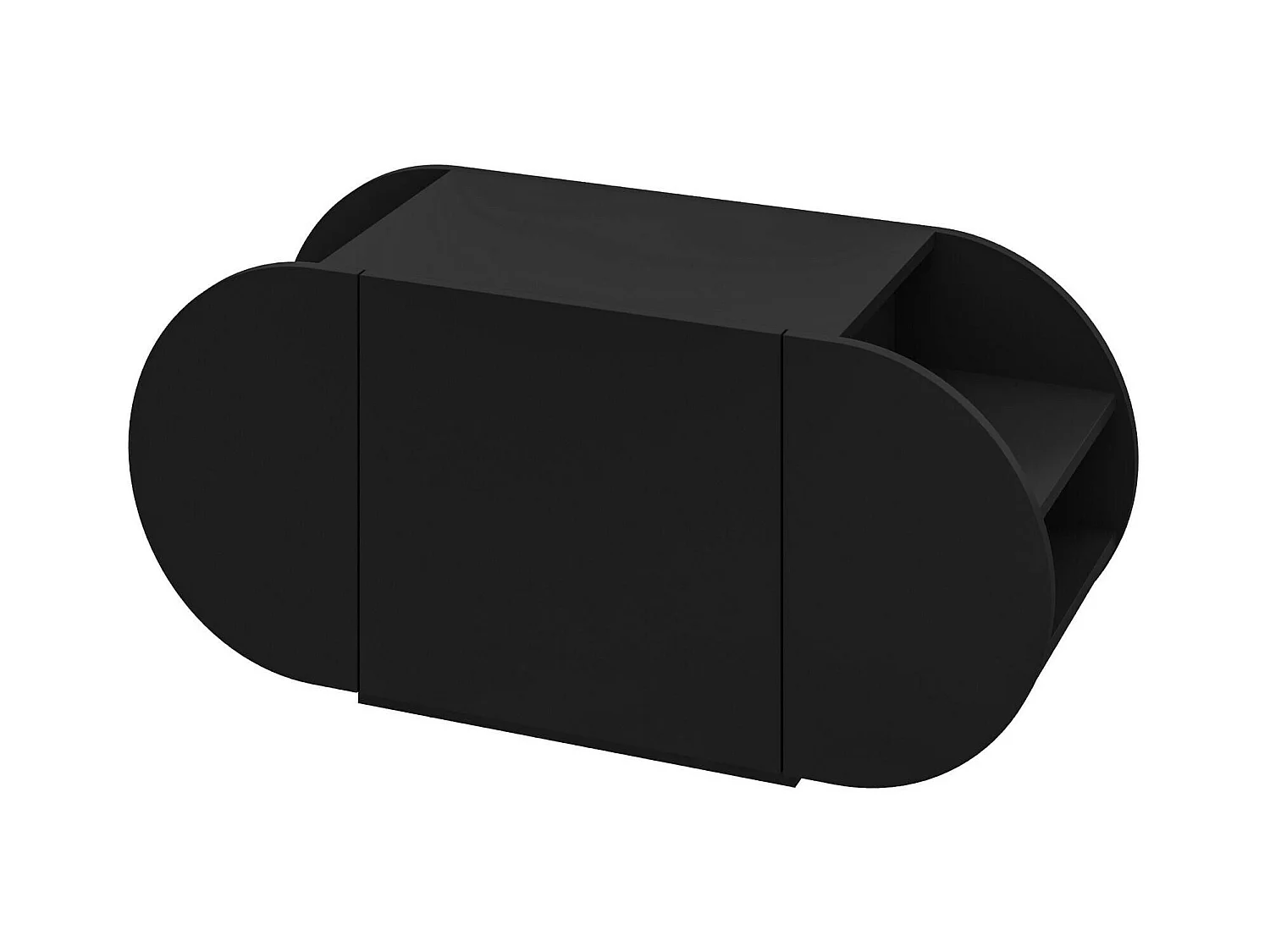 Étagère à chaussures Sequoia, 2 niveaux, 40.5x110x50h cm Noir, Meuble pour chaussures