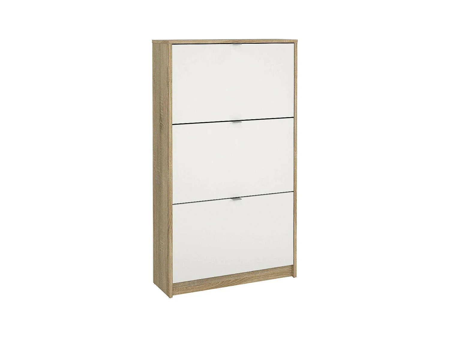 Meuble à Chaussures Irina, 18 Paires, 24.05x70.3x123.6h cm Chêne Brun, Armoire à Chaussures