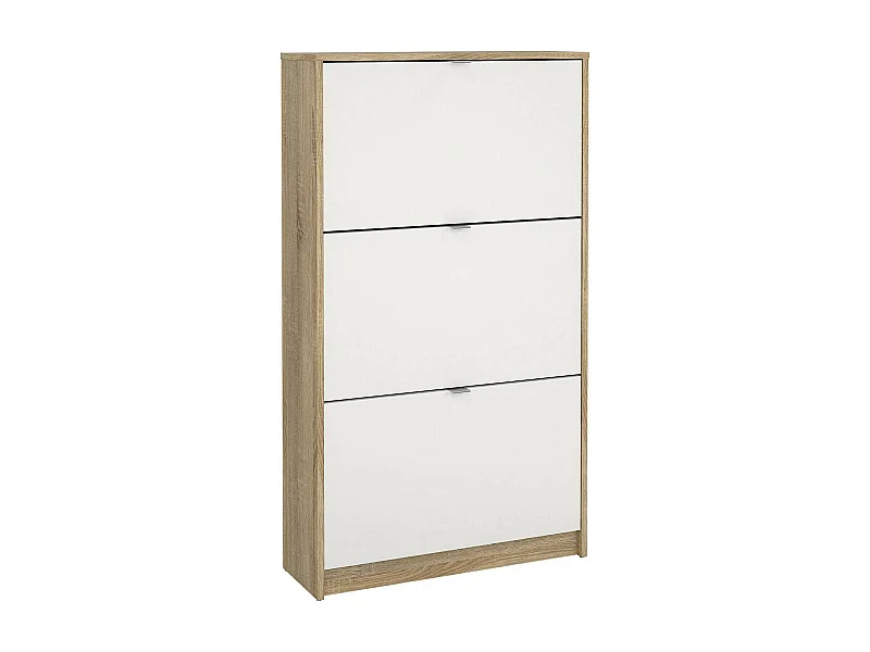 Meuble à Chaussures Irina, 18 Paires, 24.05x70.3x123.6h cm Chêne Brun, Armoire à Chaussures