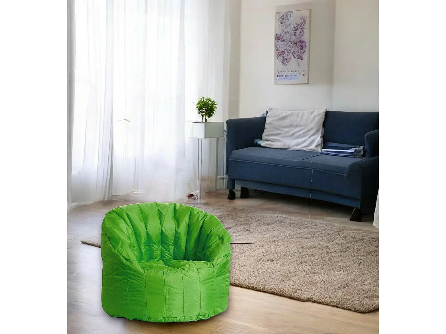 Fauteuil Allos, Supporte jusqu'à 90 kg, Fabrication italienne, Vert