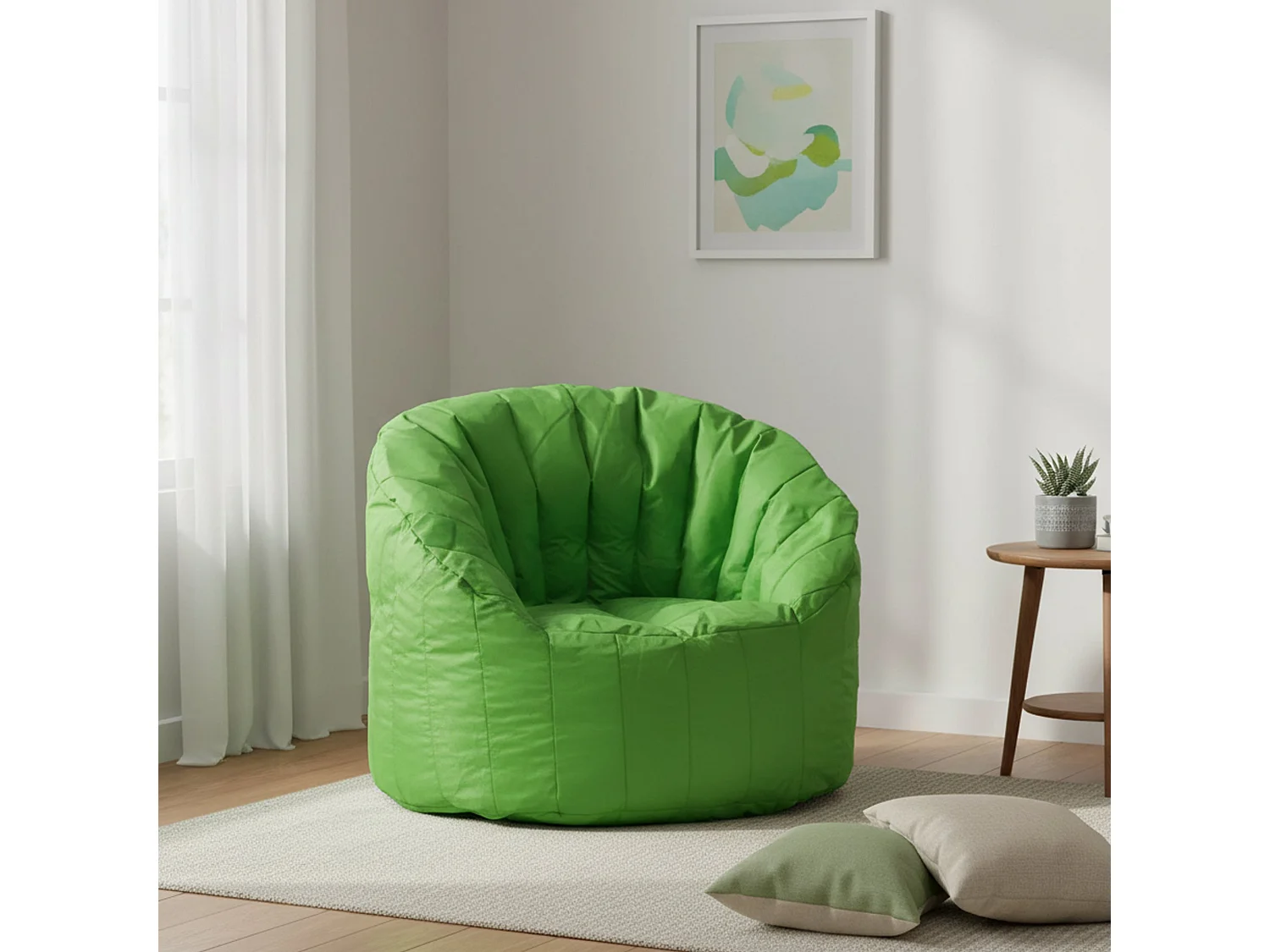 Fauteuil Allos, Supporte jusqu'à 90 kg, Fabrication italienne, Vert