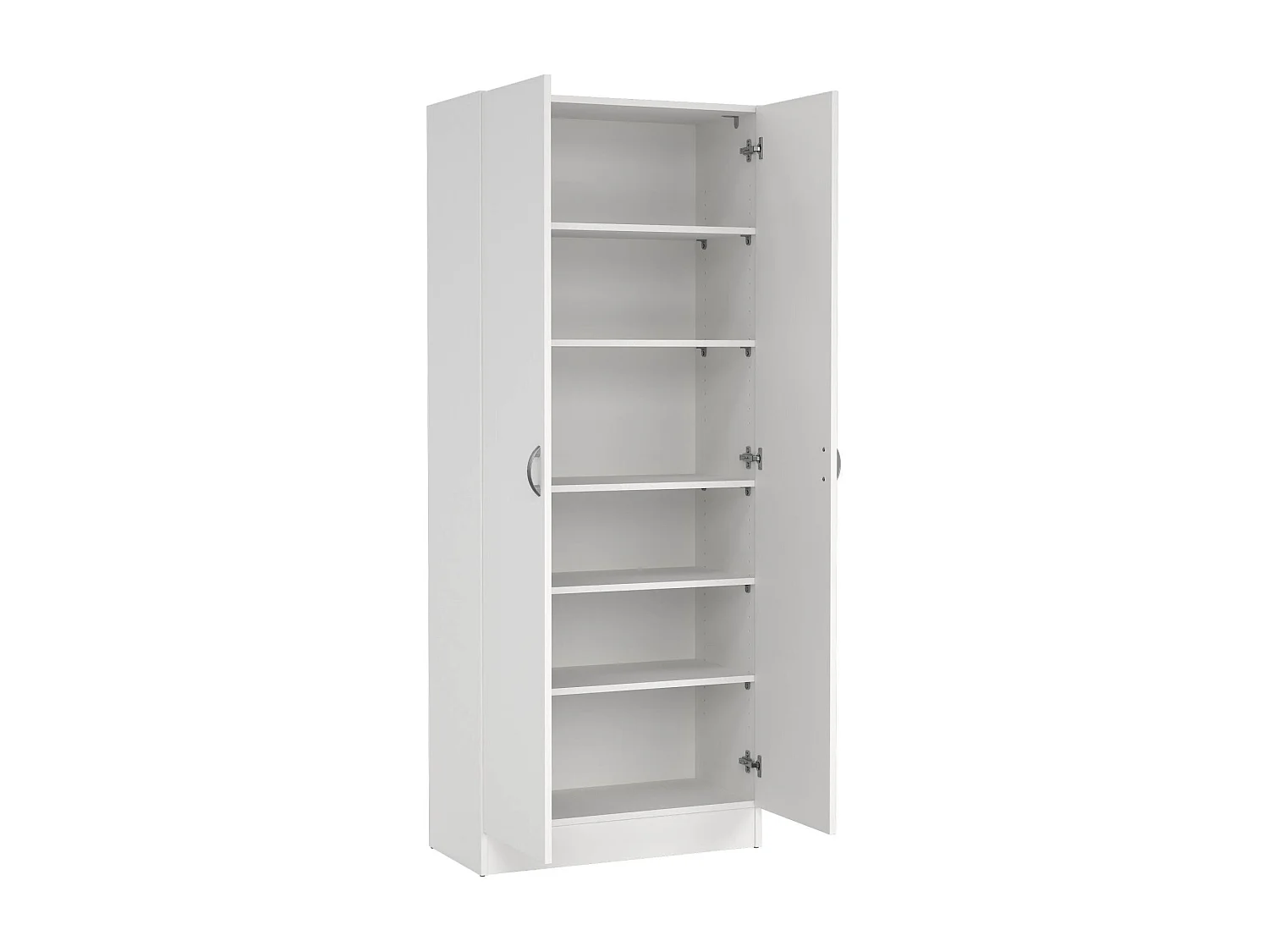 Dtrebb schoenenrek, Schoenenkast, Multifunctionele entreekast, Schoenenkast, 69x35 h170 cm, Wit