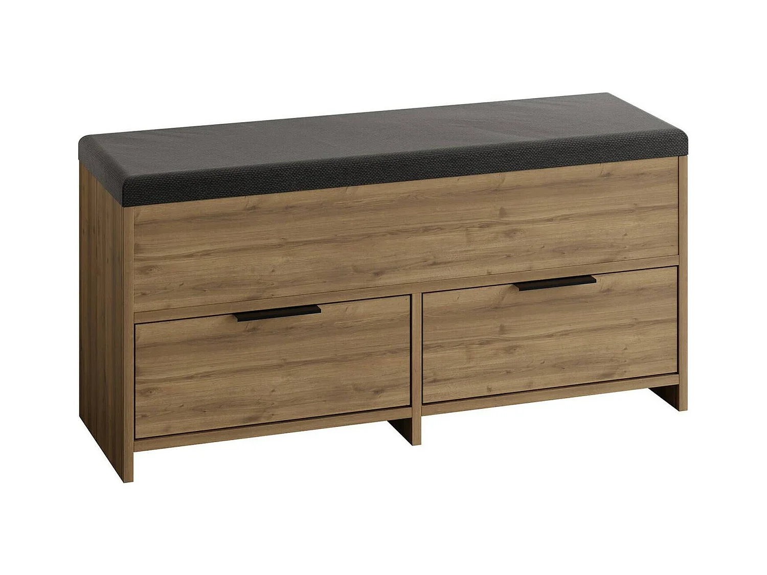 Meuble à chaussures Tapah, 8 paires, 34x106x50h cm, chêne brun, armoire à chaussures