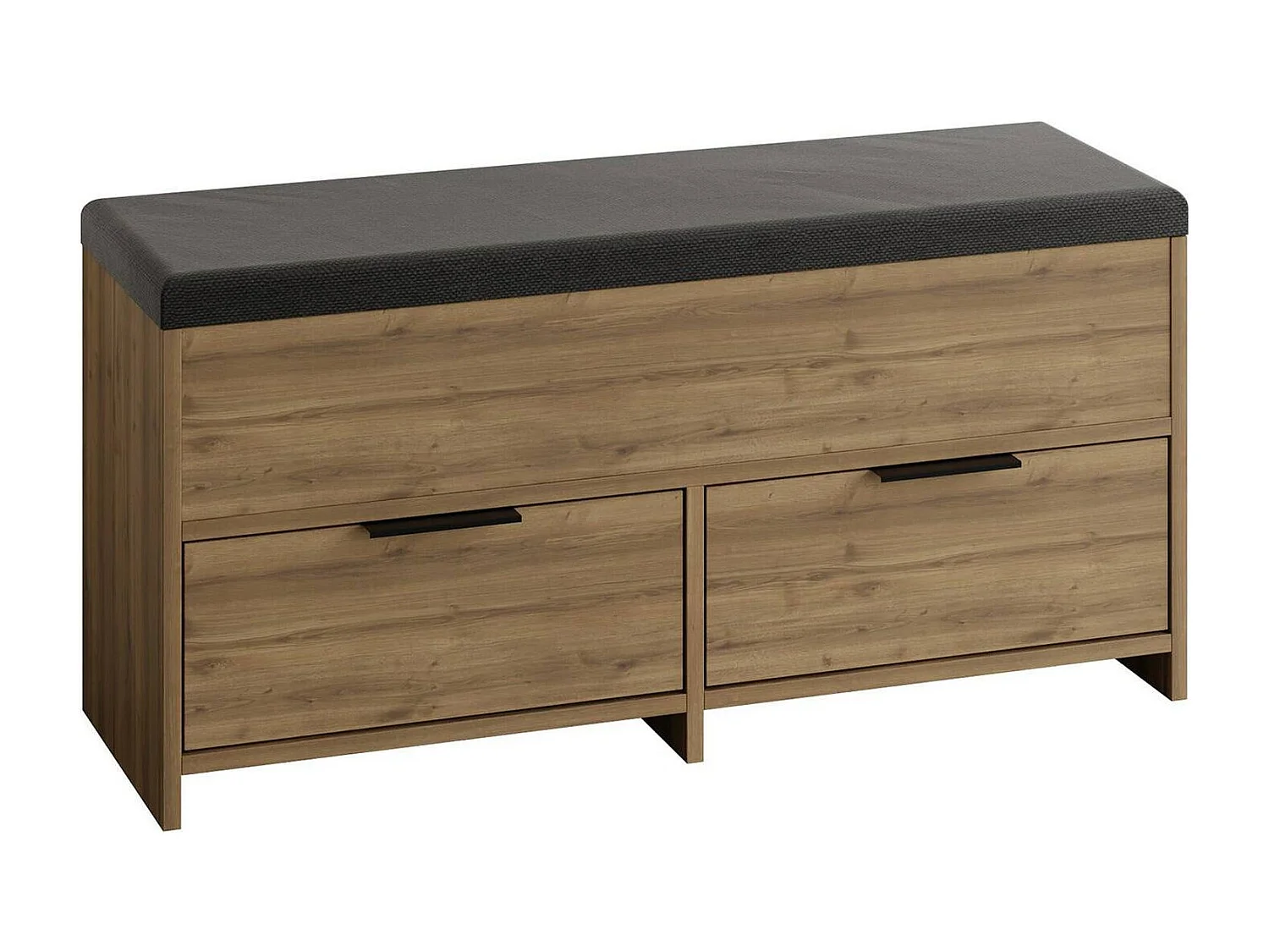 Meuble à chaussures Tapah, 8 paires, 34x106x50h cm, chêne brun, armoire à chaussures