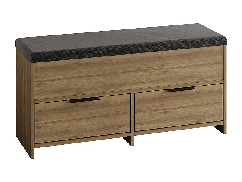 Meuble à chaussures Tapah, 8 paires, 34x106x50h cm, chêne brun, armoire à chaussures