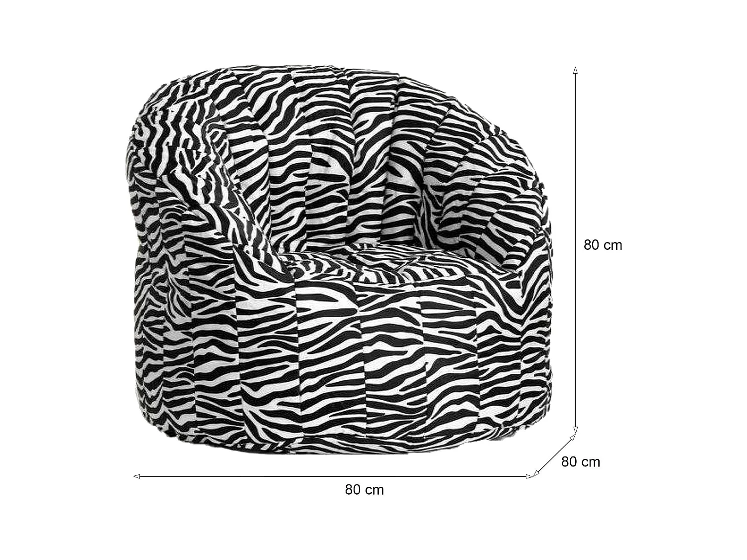 Fauteuil Allos, Supporte 90 kg, Made in Italy, Blanc